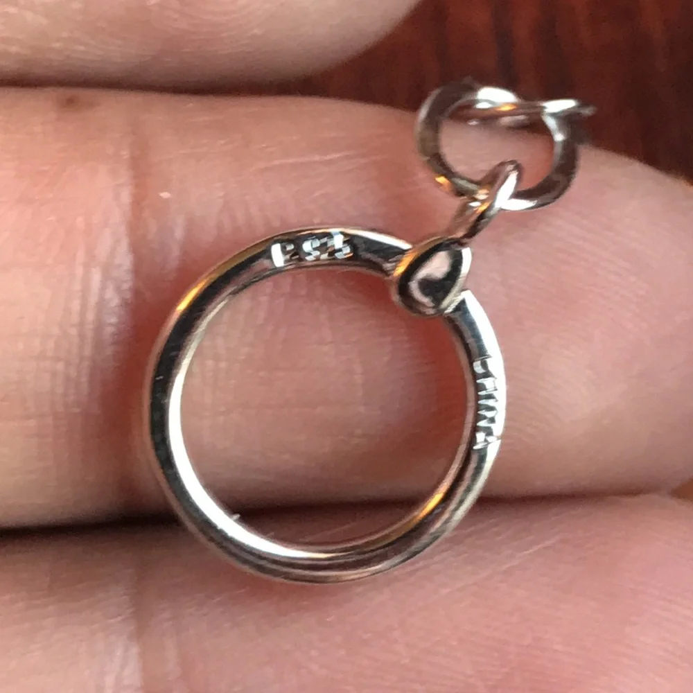 Sterling Ross Simons toggle heart bracelet - 7.75” long - Picture 4 of 12